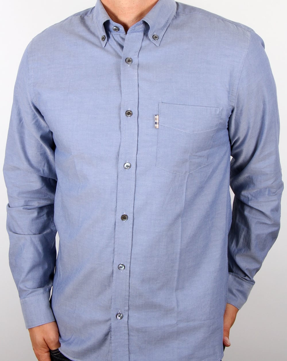 Aquascutum Ashford Oxford Hemd Marineblau