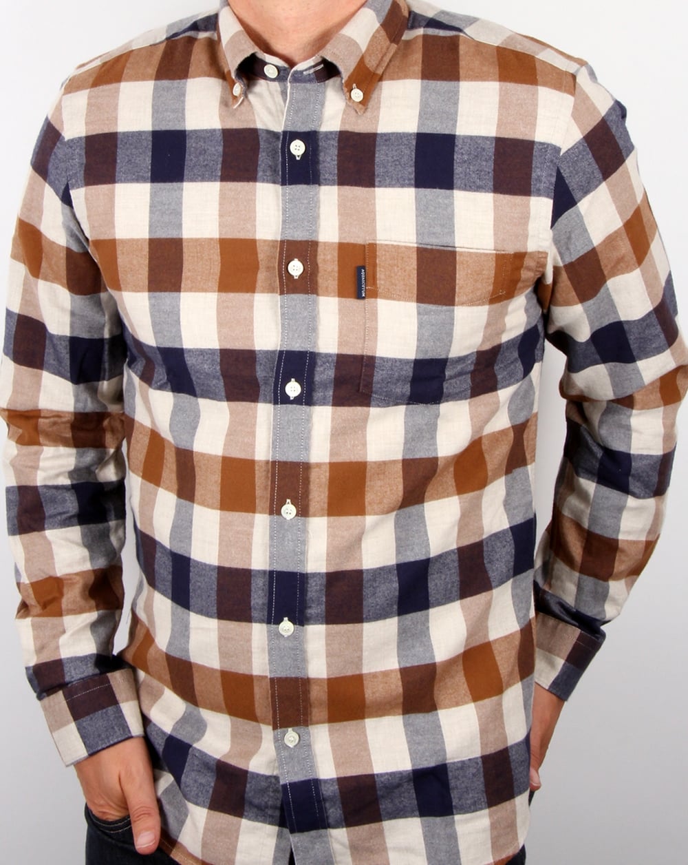 Aquascutum Marcus Karohemd Vicuna
