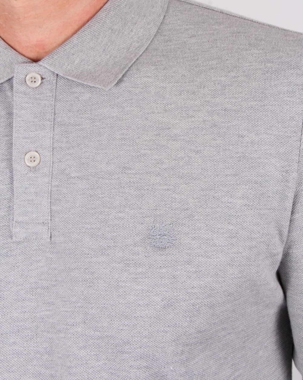 Aquascutum Hilton Langarm-Poloshirt Grau