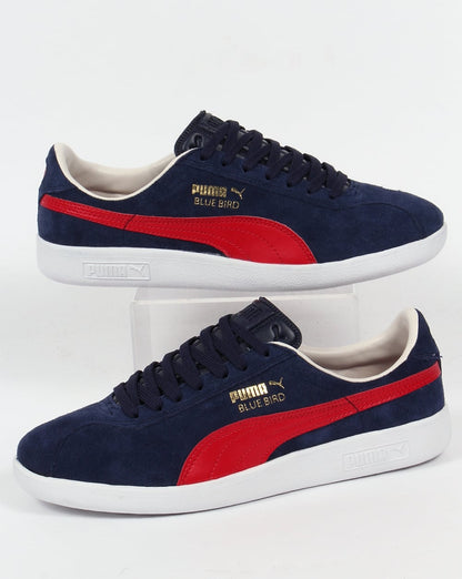 Puma Bluebird Sneakers Marineblau/Rot