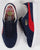 Puma Bluebird Trainers Navy/Red