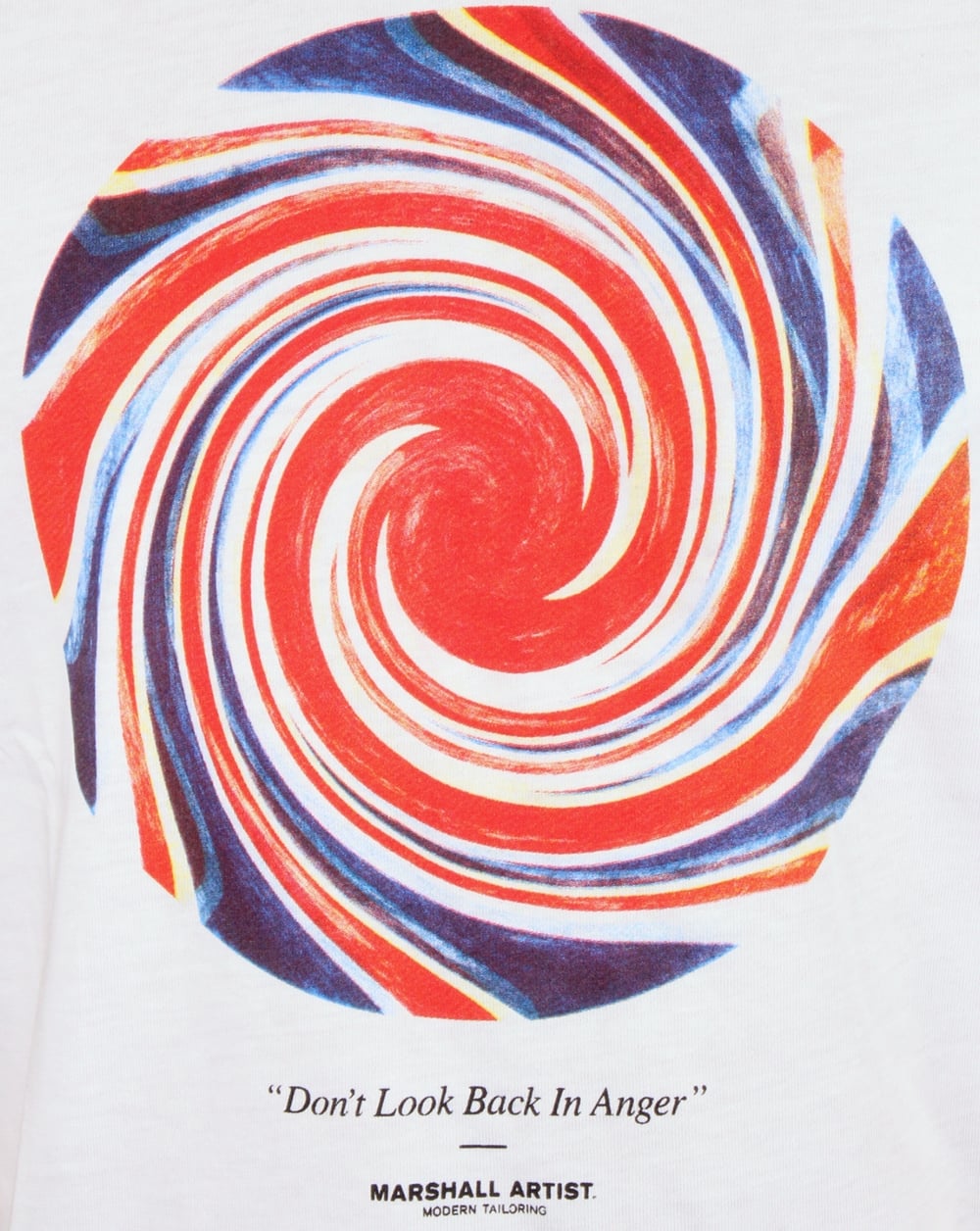 Marshall Artist – T-Shirt „Don't Look Back“ in Weiß