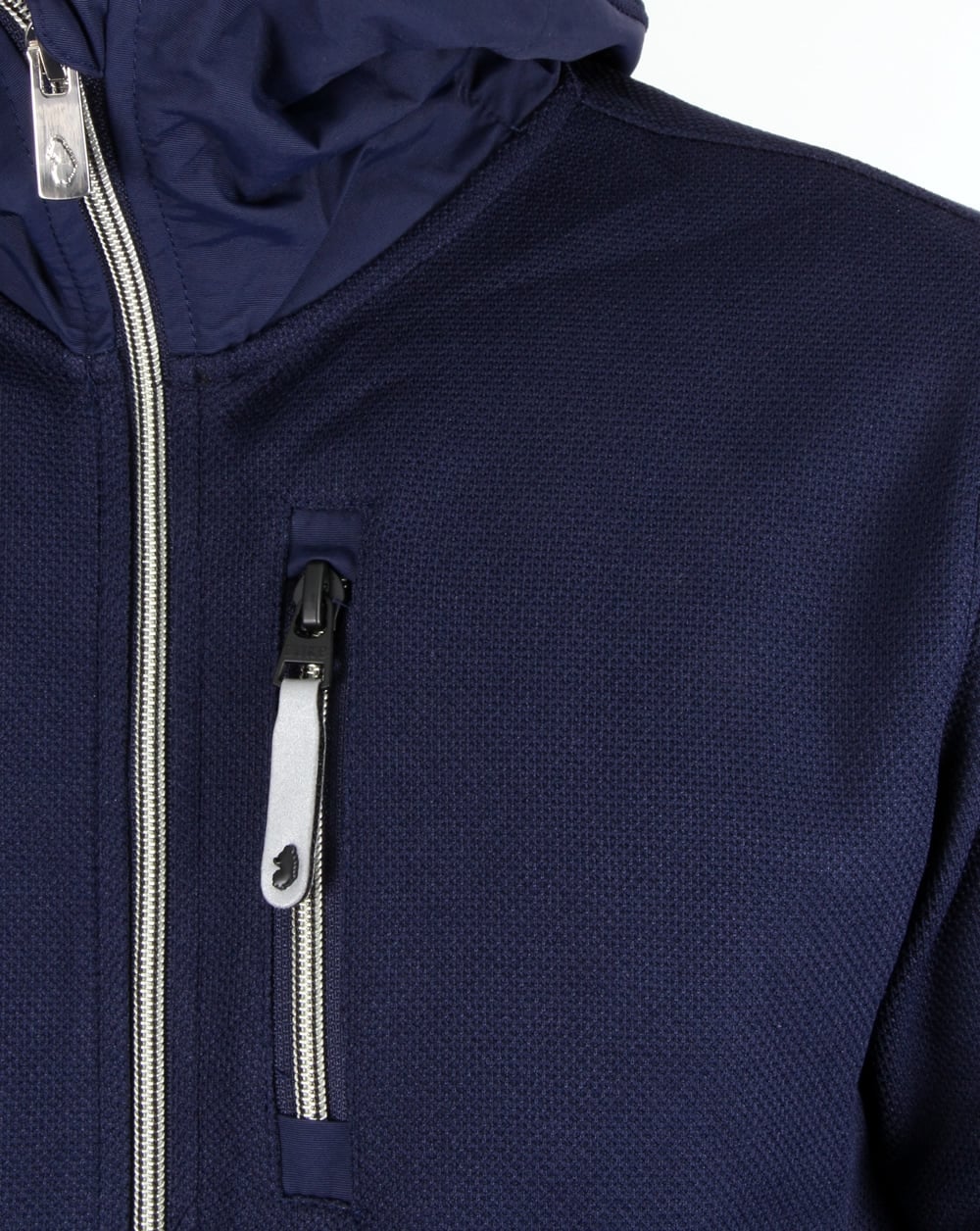 Luke Solid Ground Hoodie Marineblau