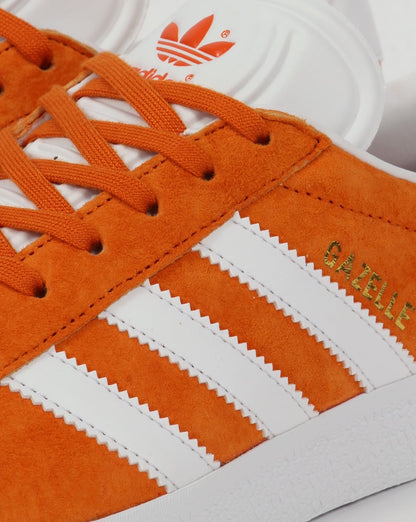 Adidas Gazelle Sneakers Dunkelorange/Weiß