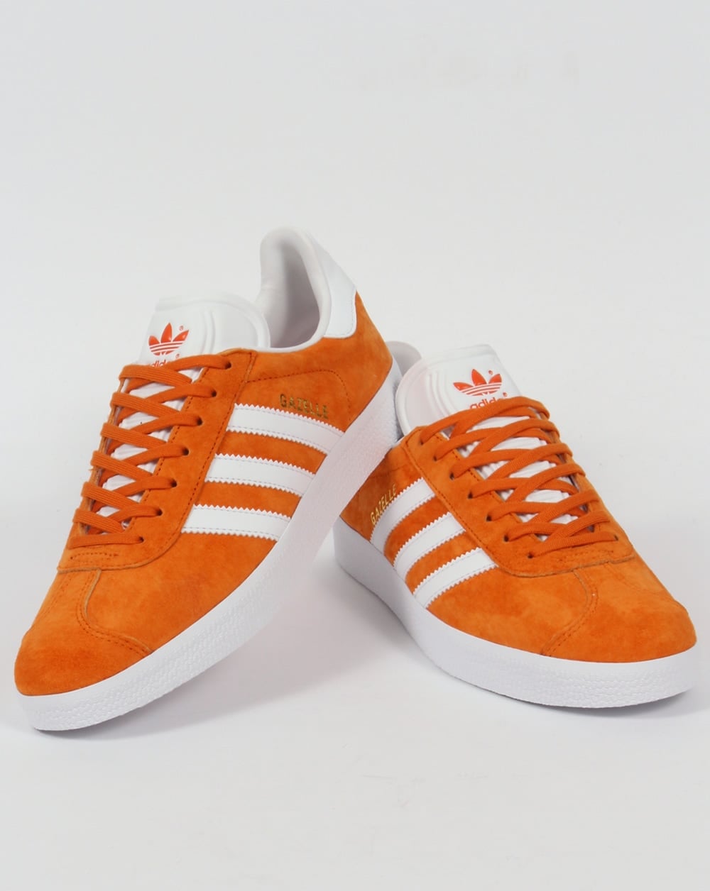 Adidas Gazelle Sneakers Dunkelorange/Weiß