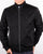 Luke Fluff Nut Funnel Neck Bomber Jacket Black