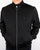 Luke Fluff Nut Funnel Neck Bomber Jacket Black