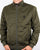 Luke Fluff Nut Funnel Neck Bomber Jacket Khaki