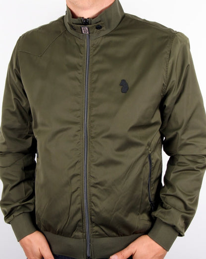 Luke Fluff Nut Bomberjacke mit Trichterkragen, Khaki
