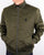 Luke Fluff Nut Funnel Neck Bomber Jacket Khaki