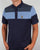 Luke Mickey Spacer Striped Polo Shirt Royal