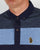 Luke Mickey Spacer Striped Polo Shirt Royal