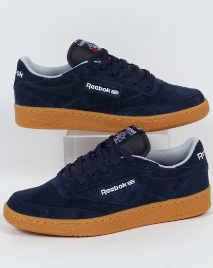 Reebok Club C 85 Indoor-Turnschuhe Marineblau/Gummi