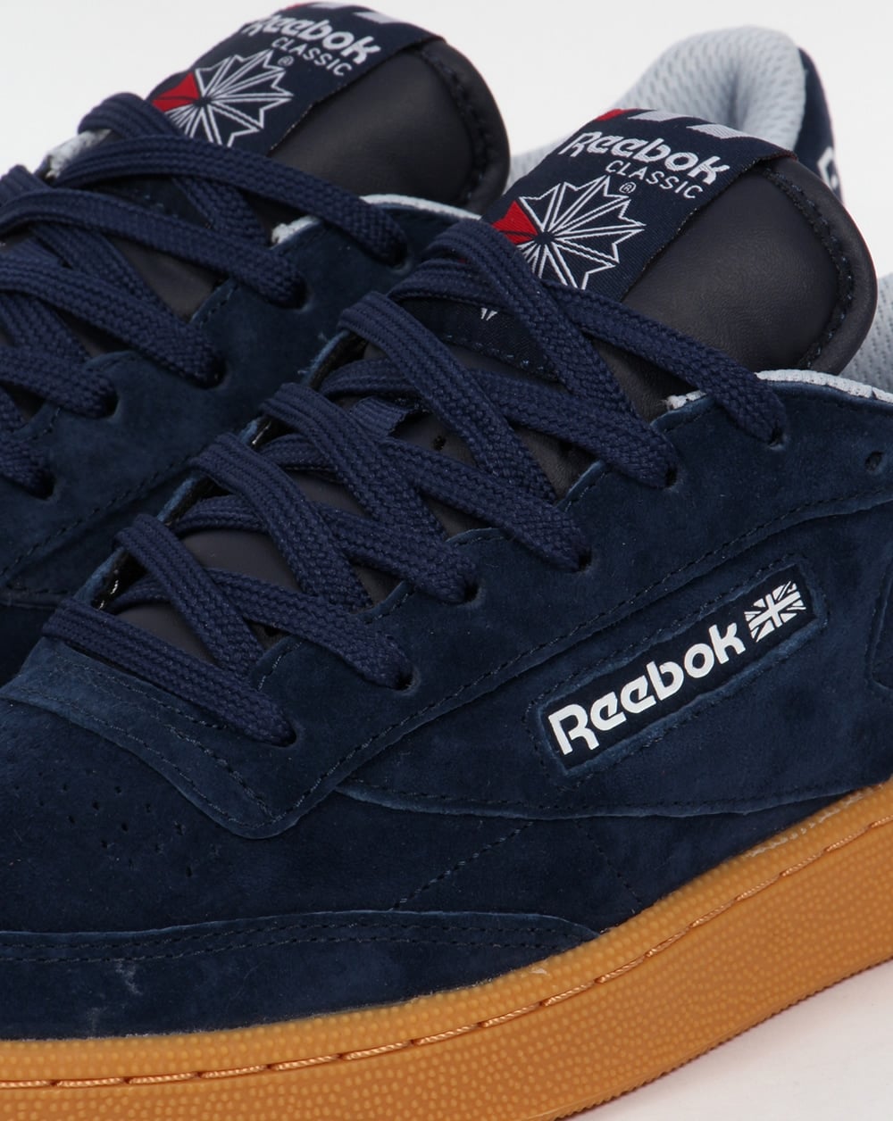 Reebok Club C 85 Indoor-Turnschuhe Marineblau/Gummi