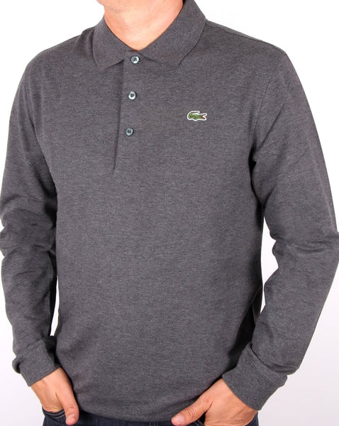 Lacoste Long Sleeve Polo Dark Grey