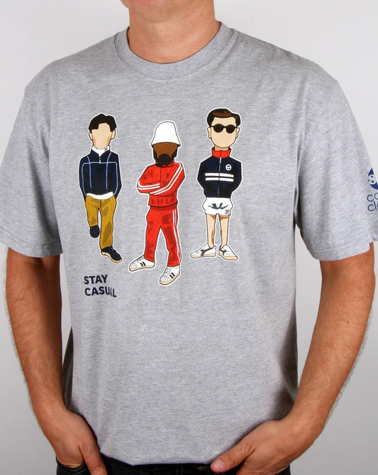 80s Casual Classics Minty Stay Casual T-Shirt Grau