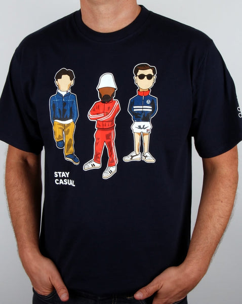 80s Casual Classics Minty Stay Casual T-shirt Navy