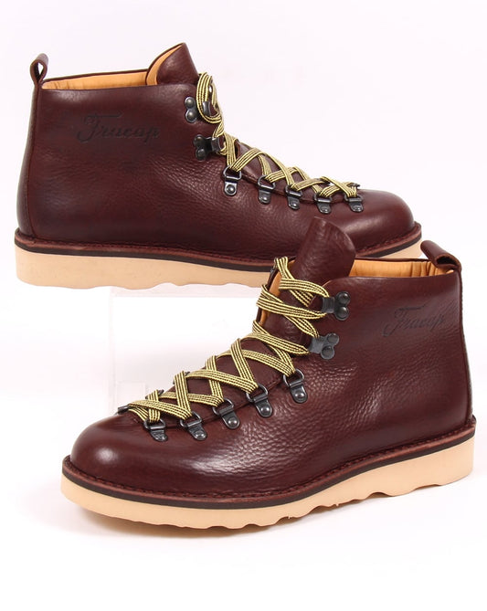 80scasualclassics Fracap M120 Scarponcini Lederstiefel Dunkelbraun