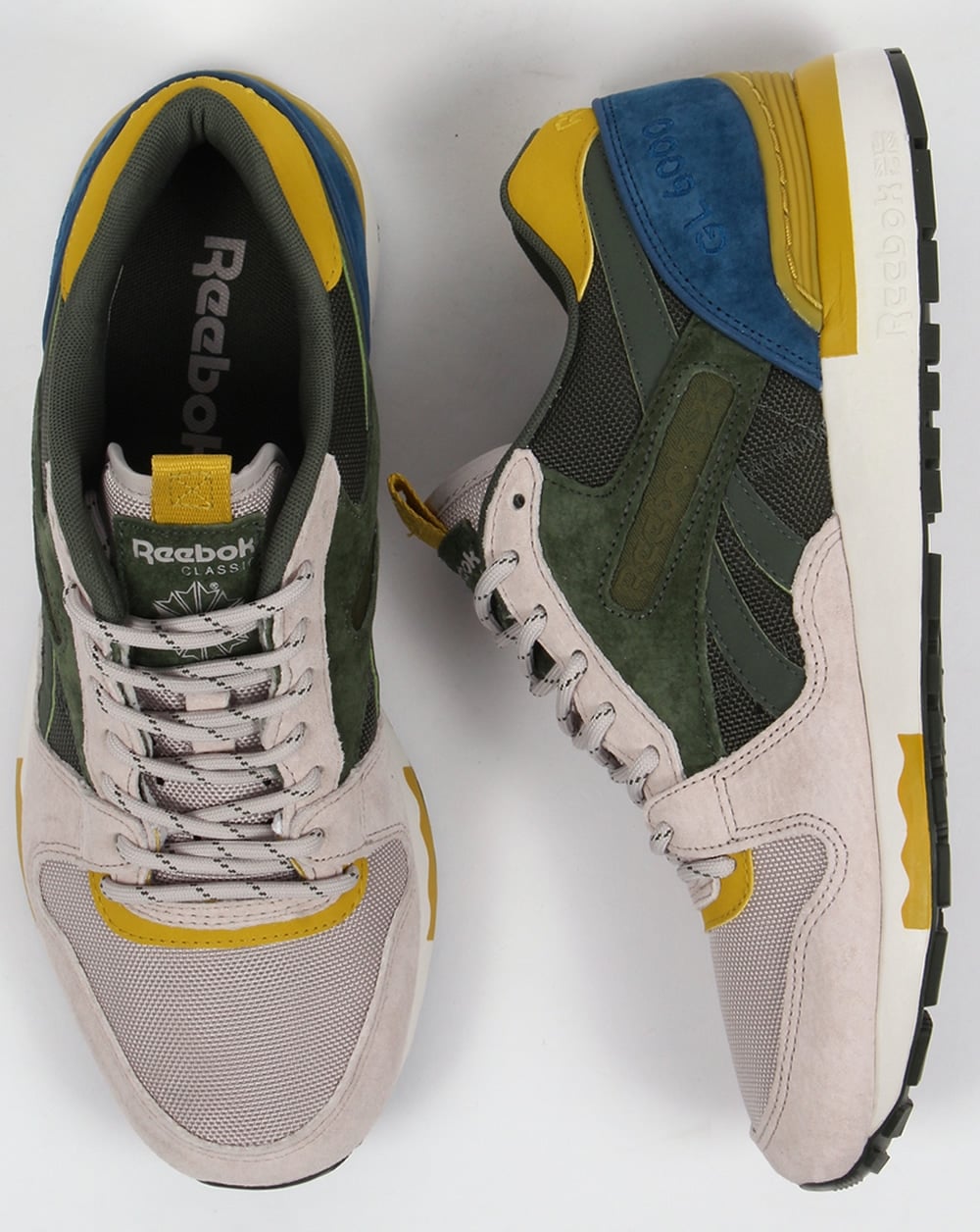 Reebok Gl 6000 BP Trainers Green/Sandstone