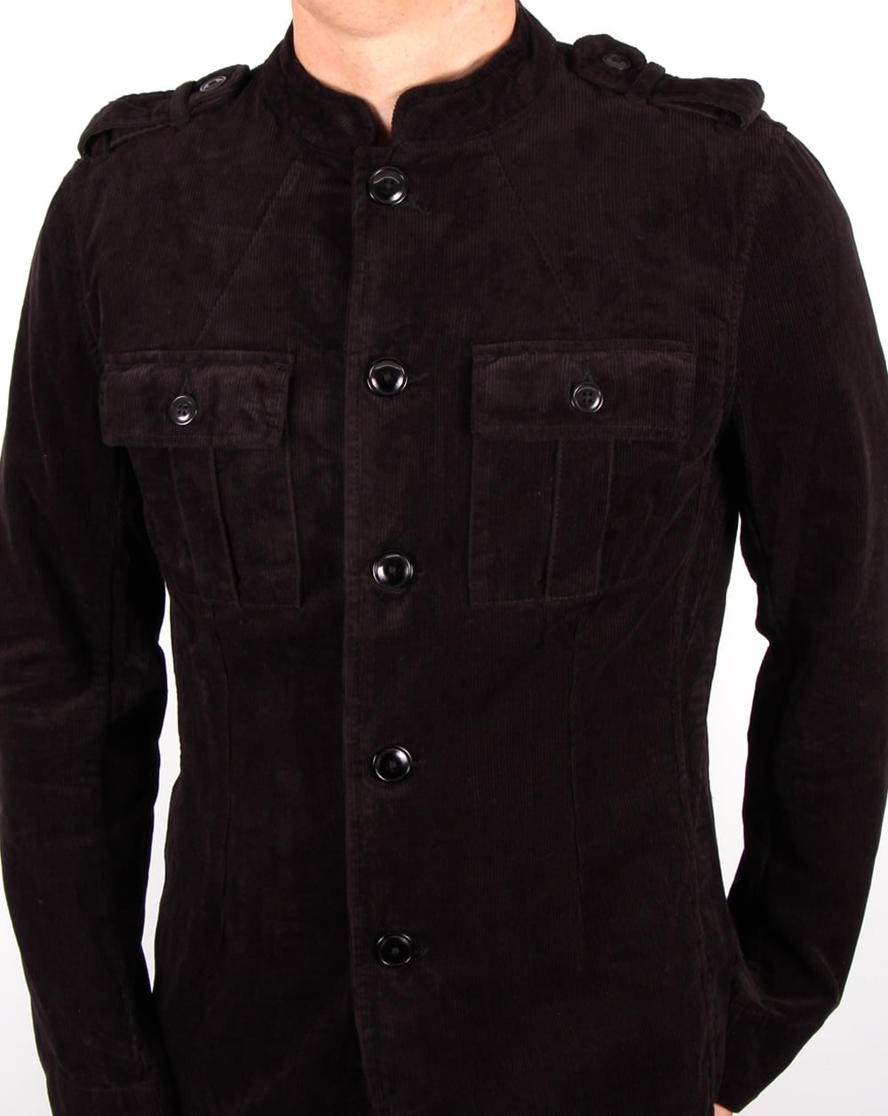 Pretty Green Lennon Jacke Schwarz
