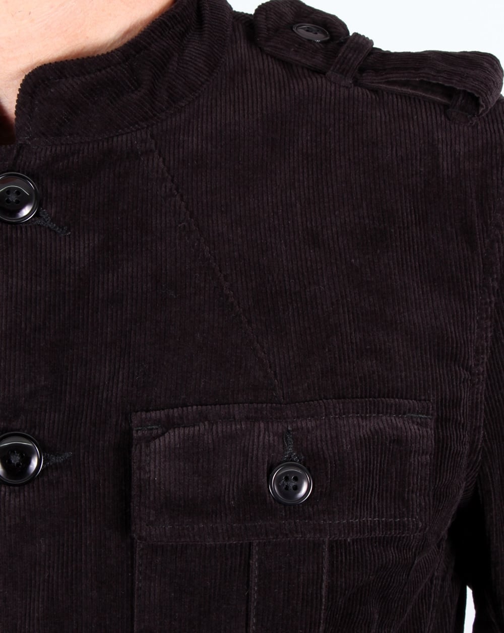 Pretty Green Lennon Jacke Schwarz