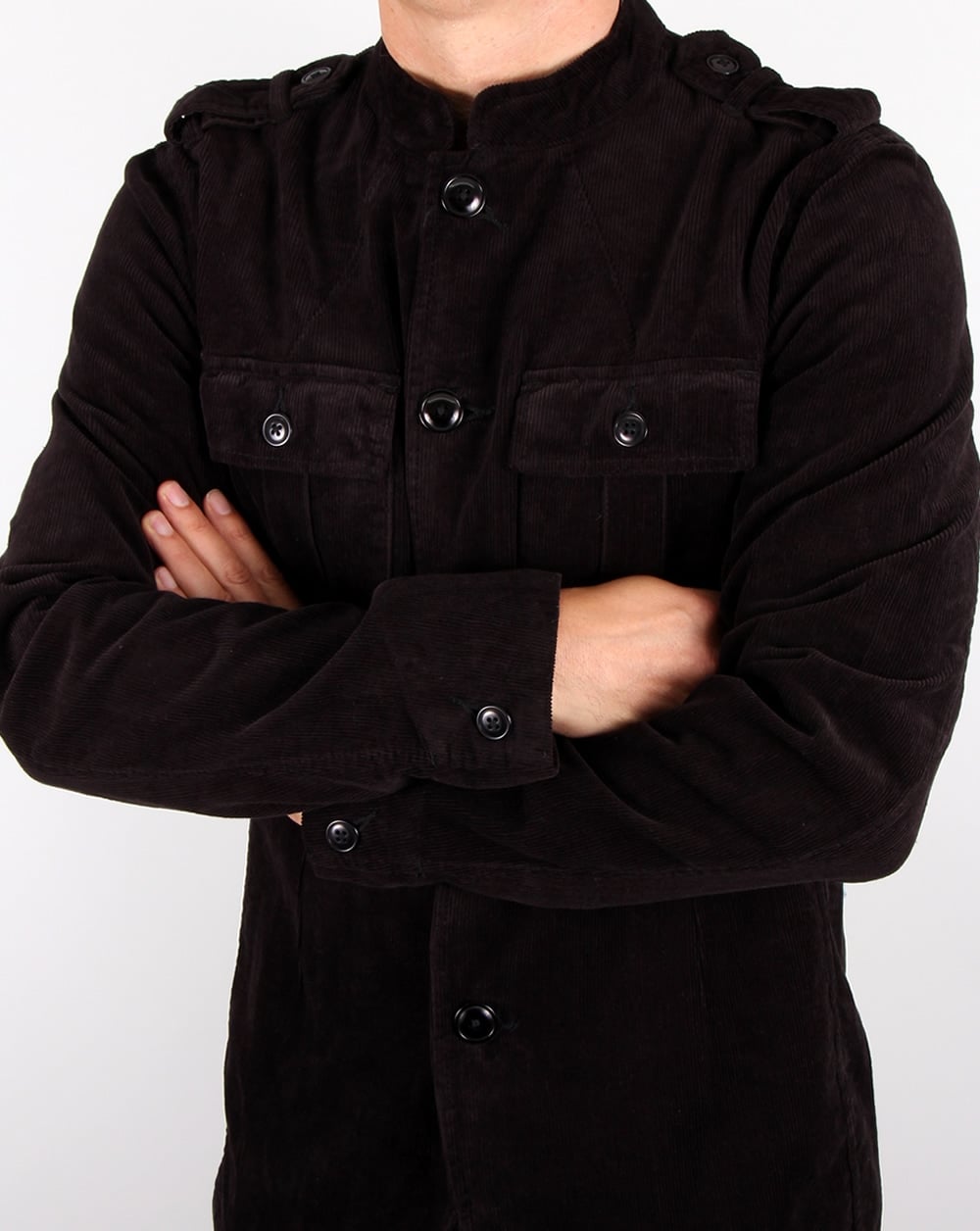Pretty Green Lennon Jacke Schwarz