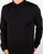 Gabicci Vintage Long Sleeve Polo Shirt Black