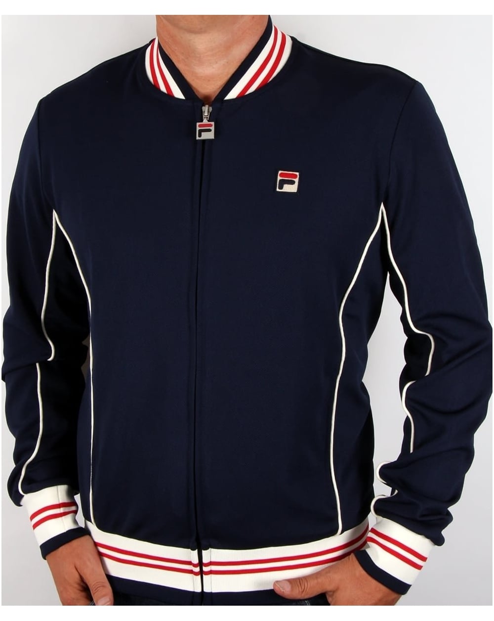 Fila Vintage Bara Trainingsoberteil Marineblau