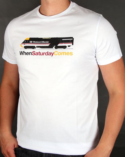 Weekend Offender Intercity125 T-Shirt Weiß