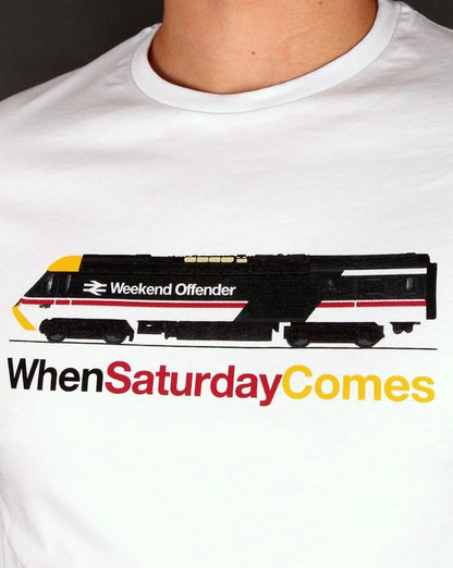 Weekend Offender Intercity125 T-Shirt Weiß