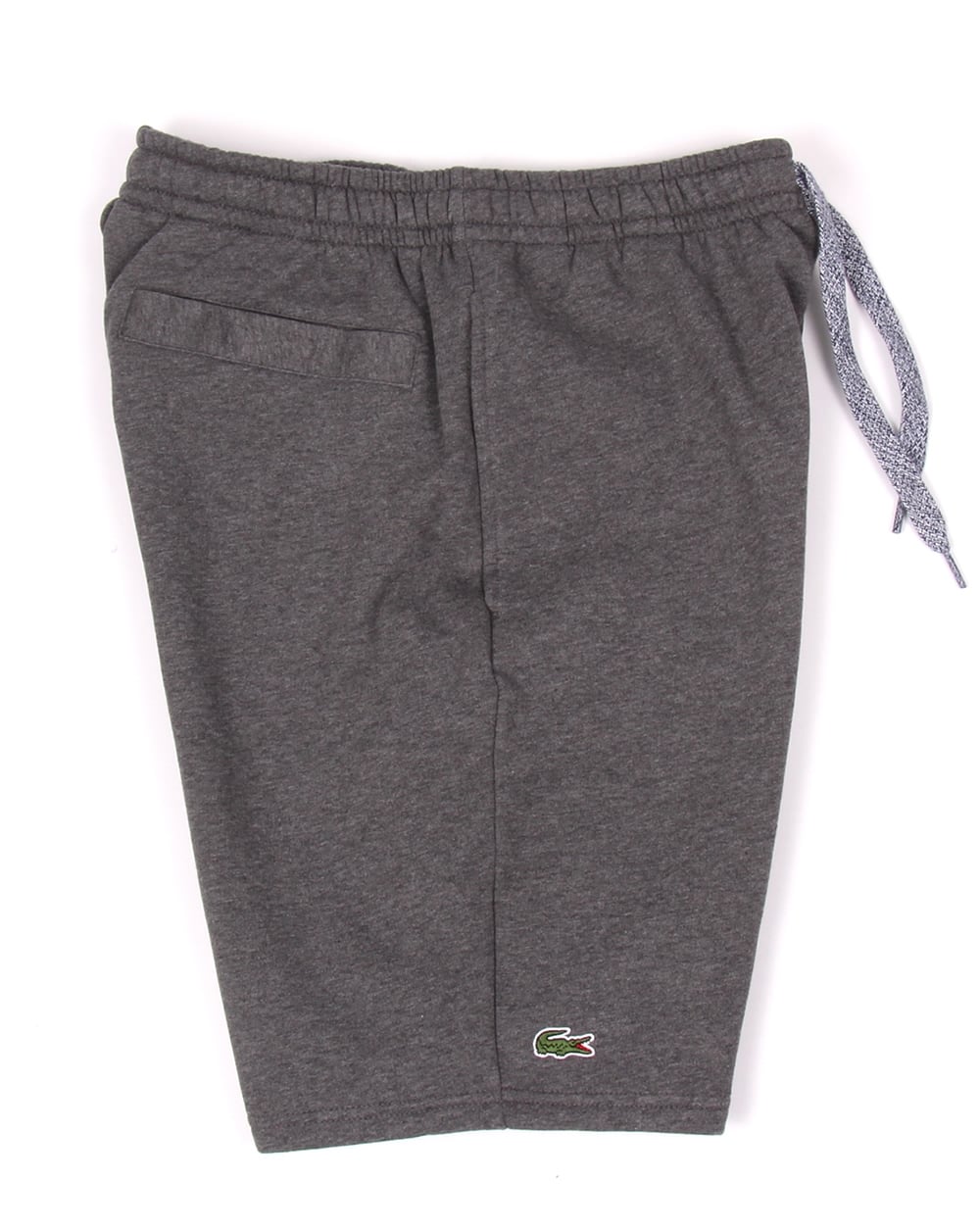 Lacoste Sport Baumwollfleece-Shorts Dunkelgrau