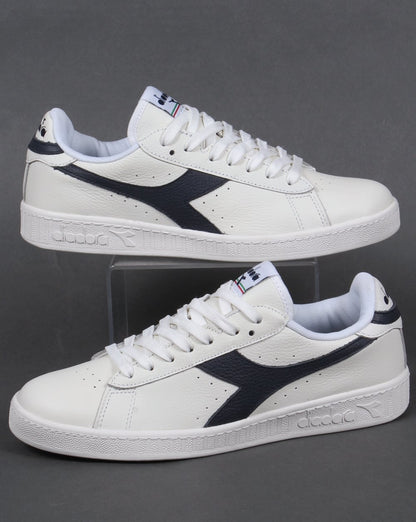 Diadora Game Low Waxed Sneakers Weiß/Marineblau