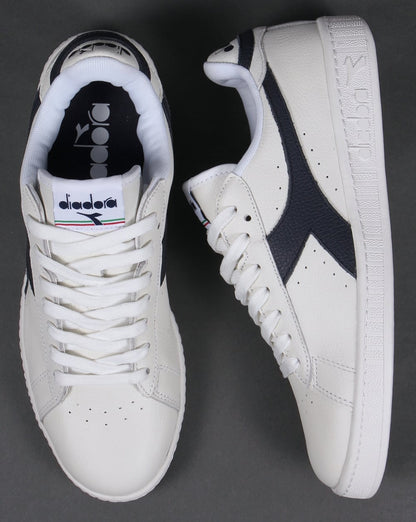 Diadora Game Low Waxed Sneakers Weiß/Marineblau