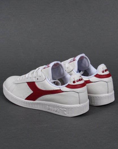 Diadora Game Low Waxed Sneakers Weiß/Rot