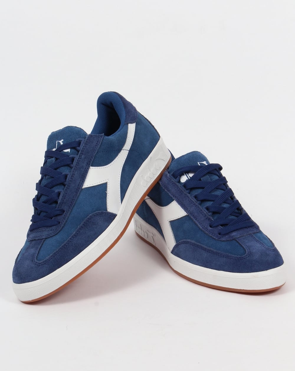 Diadora B Original Suede Trainers Navy/White Gum