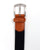Andersons Woven Leather Trim Belt Navy/tan