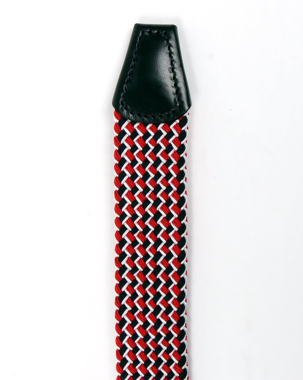 Andersons gewebter Gürtel Rot/Marineblau