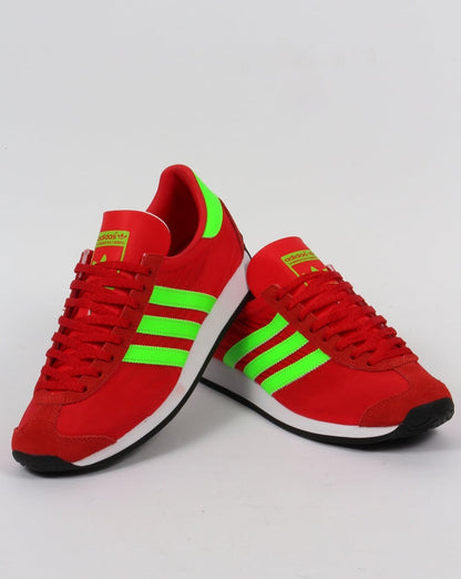 Adidas Country OG Sneaker Rot/Solargrün