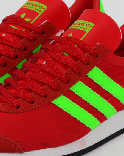 Adidas Country OG Sneaker Rot/Solargrün