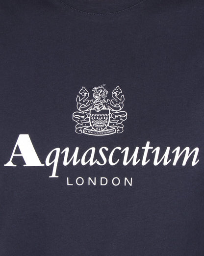 Aquascutum Griffin T-Shirt Marineblau