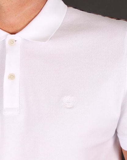 Aquascutum Hill Poloshirt Weiß