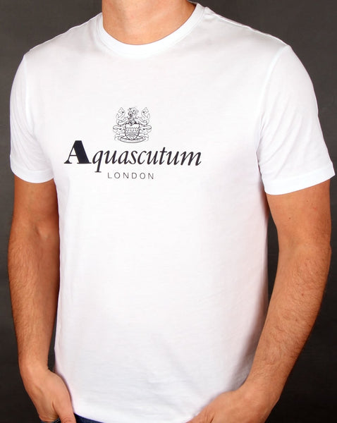 Aquascutum Griffin T Shirt White
