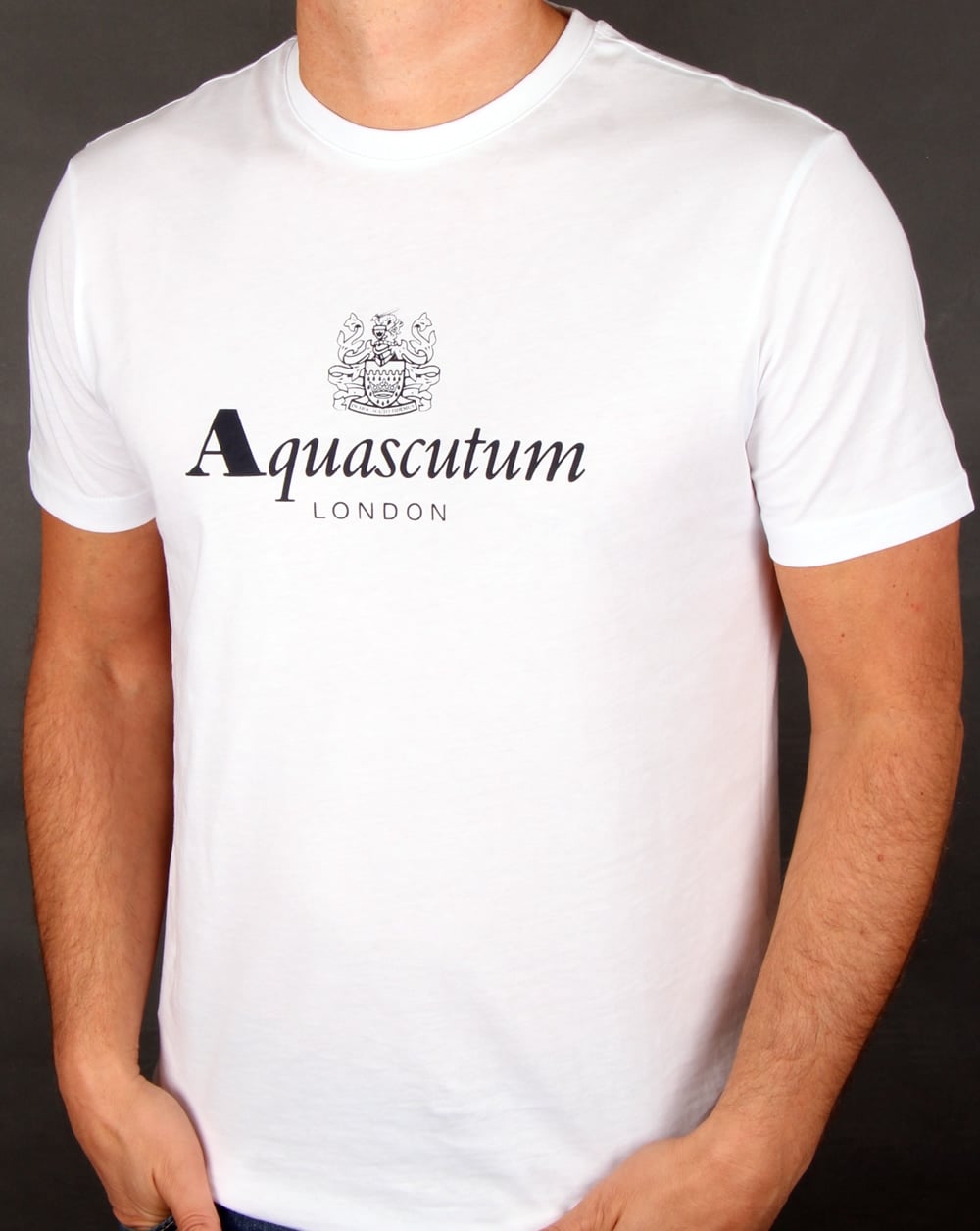 Aquascutum Griffin T-Shirt Weiß