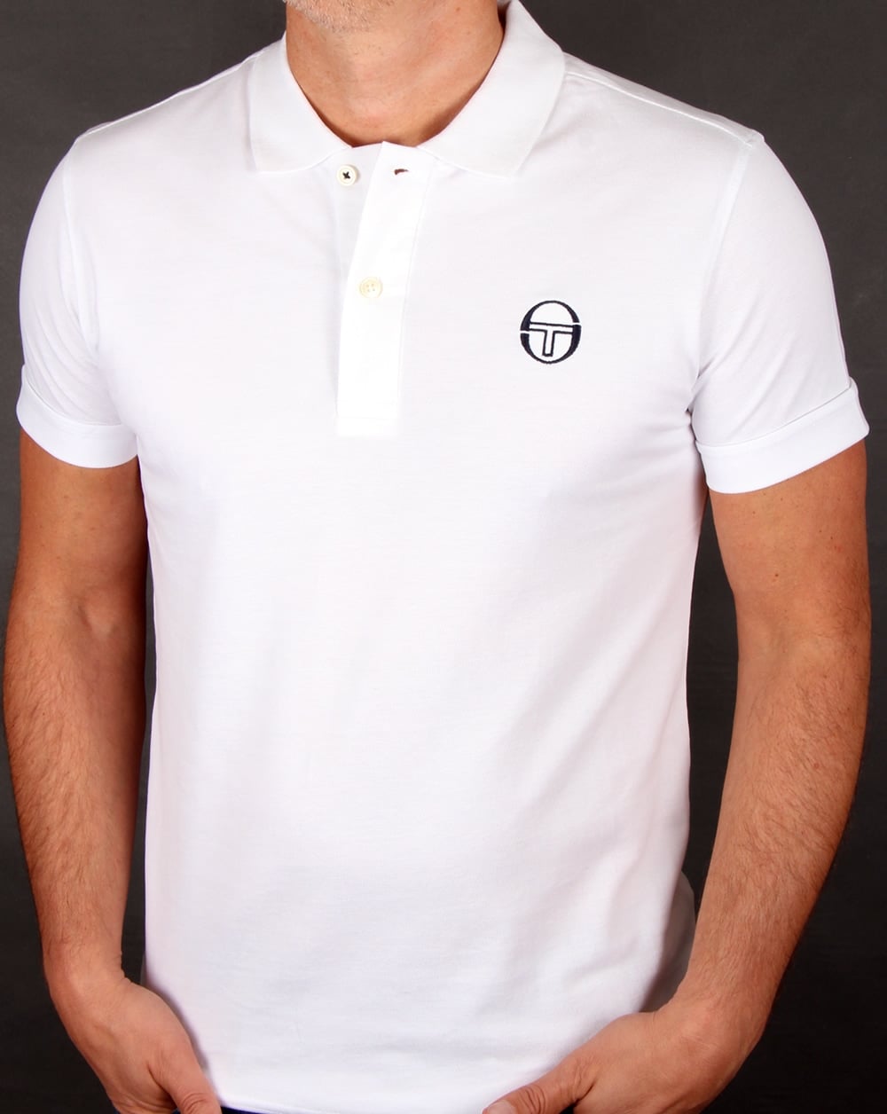 Sergio Tacchini Klassisches Poloshirt Weiß