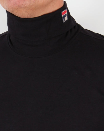 Fila Vintage Rollkragenpullover Schwarz