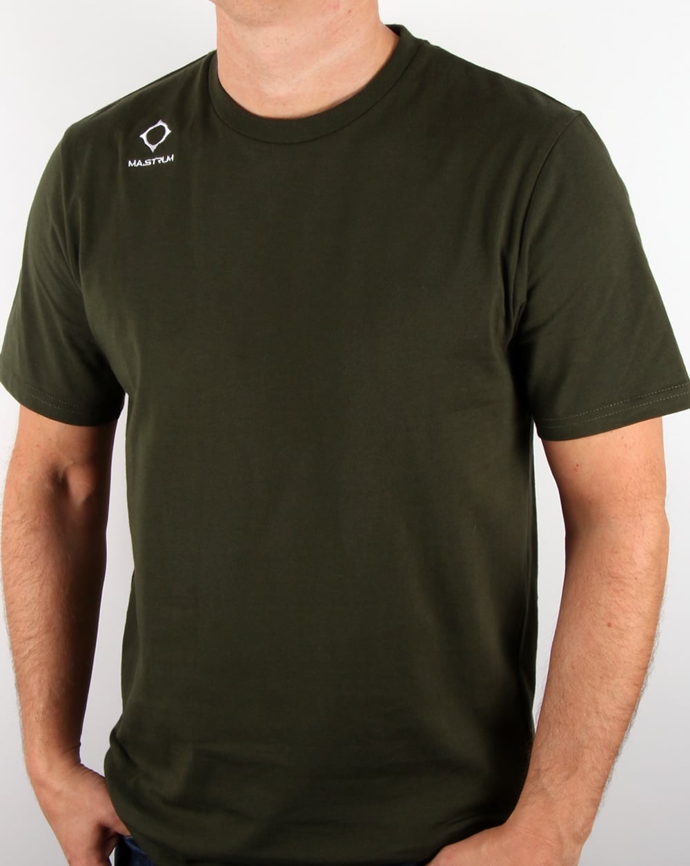 Ma.strum Emblem T-Shirt Dunkelkhaki