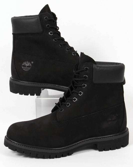 Timberland Timberland Icon 6 Inch Premium Stiefel Schwarzes Nubukleder