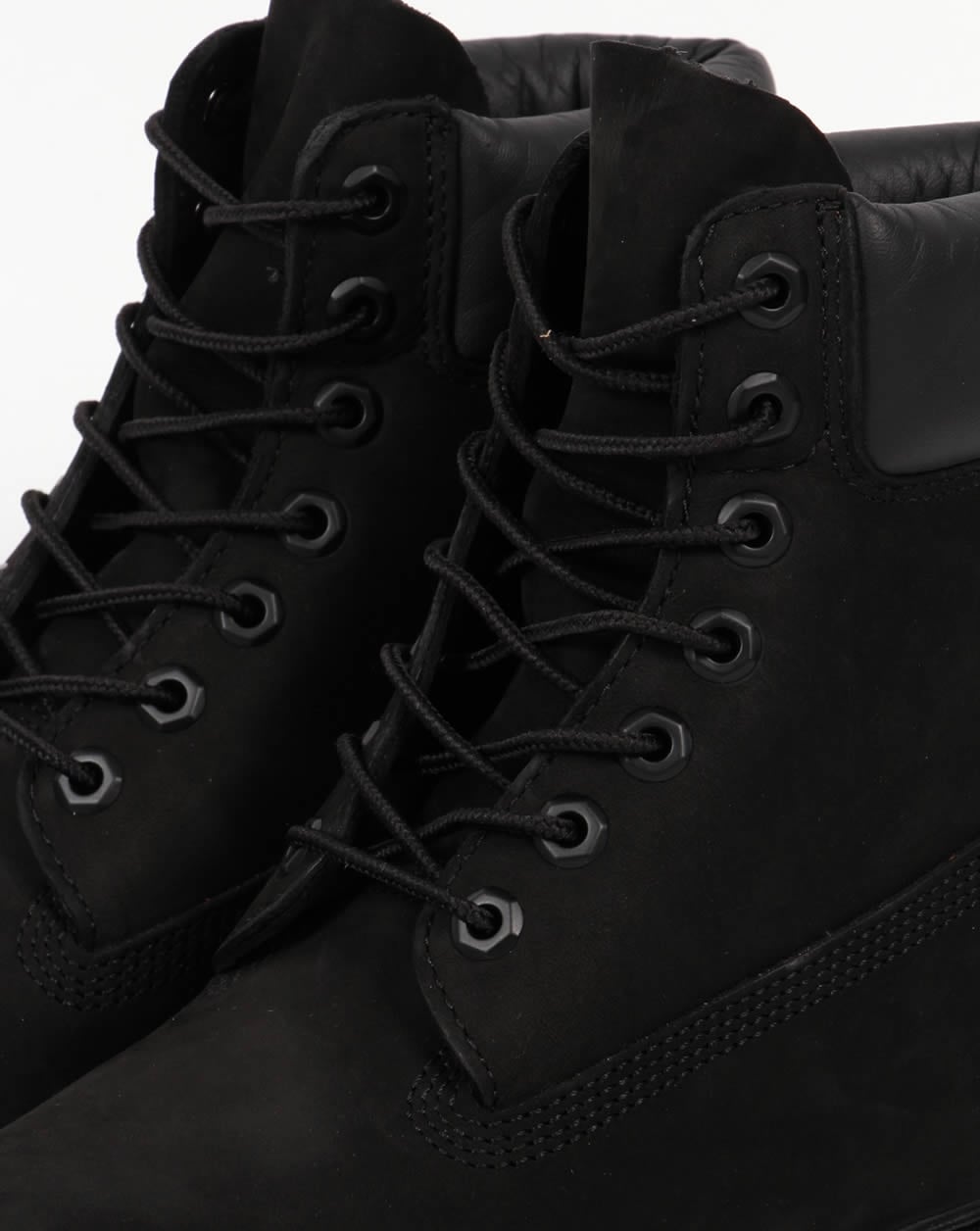 Timberland Icon 6 Inch Premium Stiefel Schwarzes Nubukleder