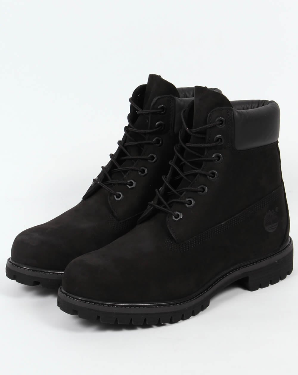 Timberland Icon 6 Inch Premium Stiefel Schwarzes Nubukleder