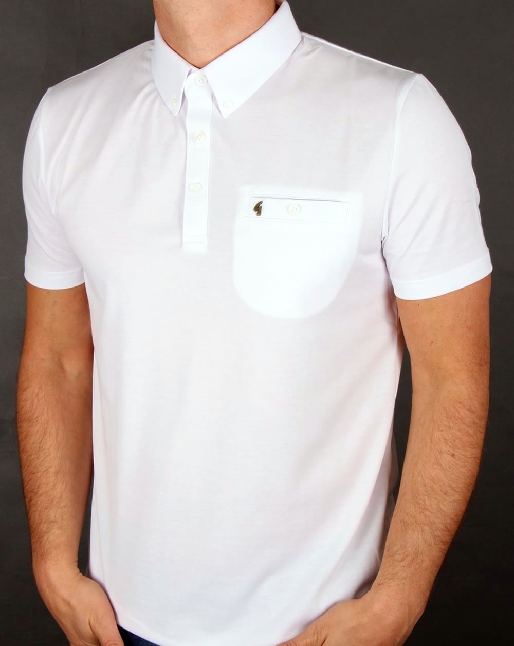 Gabicci Vintage Poloshirt Weiß